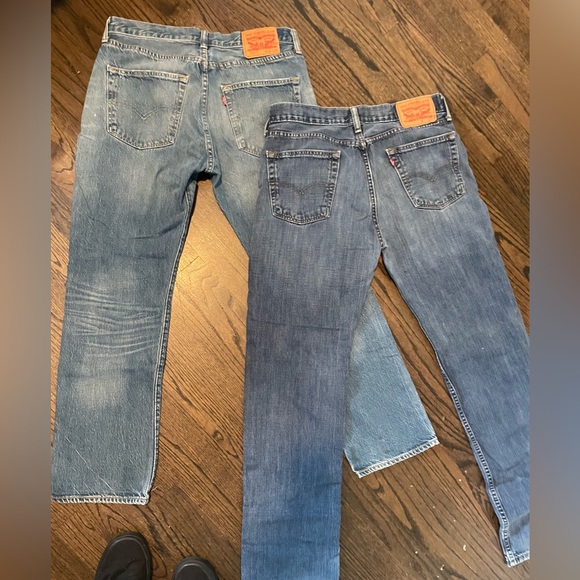2 pairs men’s Levi 501 size 31 - Picture 3 of 6